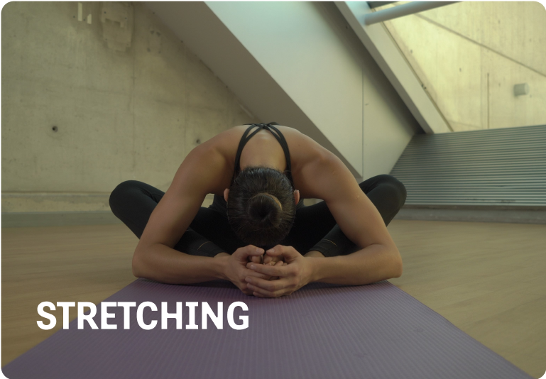 stretching